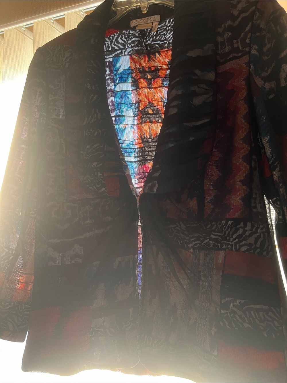 Alberto Makali Multicolor one-of-a-kind Patterned Blazer